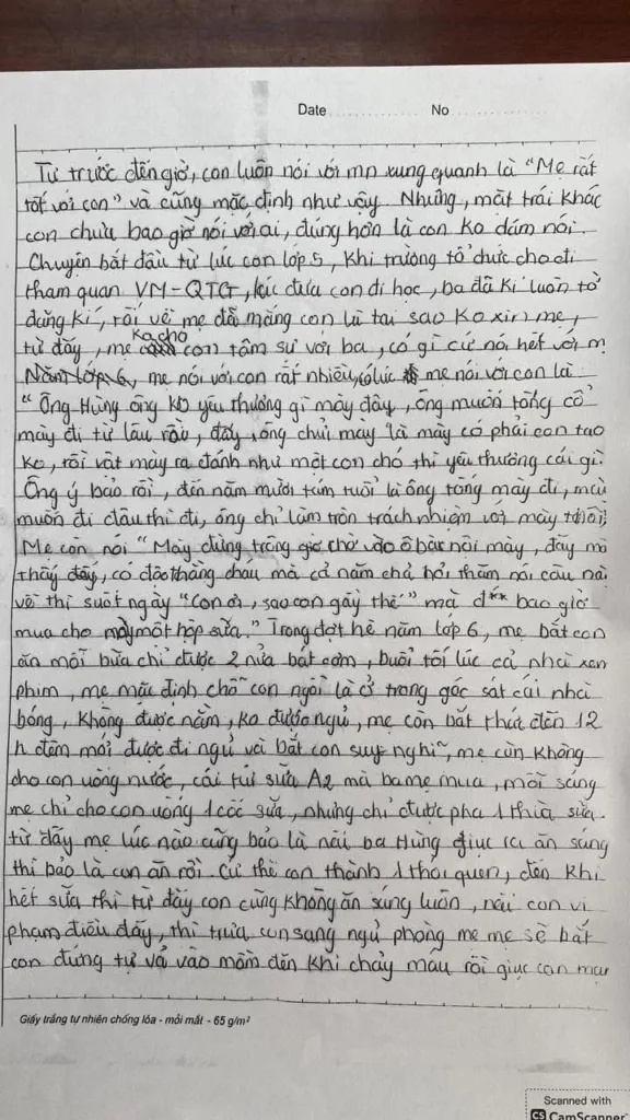 Bức thư cậu bé viết được chia sẻ rộng rãi