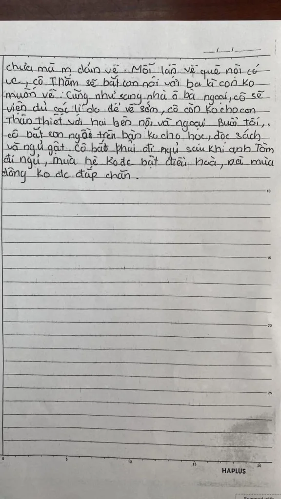 Bức thư cậu bé viết được chia sẻ rộng rãi