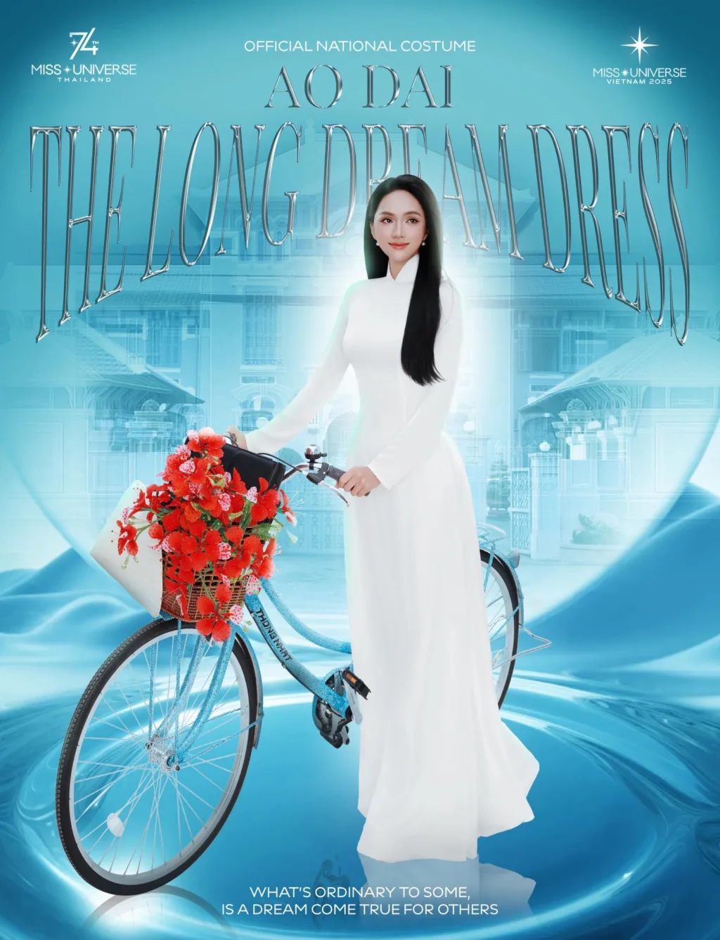 Hình ảnh được đăng tải trên các kênh của Hương Giang và Miss Universe Việt Nam về bộ trang phục National Costume của Hương Giang