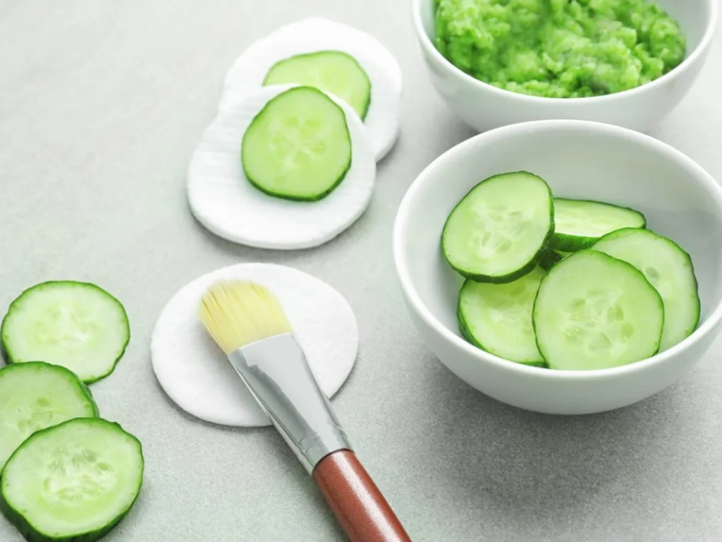 Mặt nạ dưa chuột và nha đam