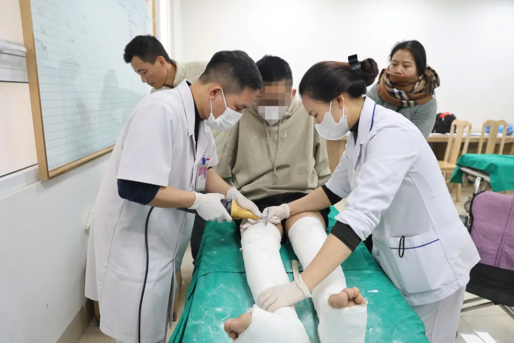 Bệnh nhi tái khám vào sáng nay, ngày 9/1/2026